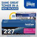 Brother TN-227M Original High Yield Laser Toner Cartridge - Magenta -, BRTTN227M