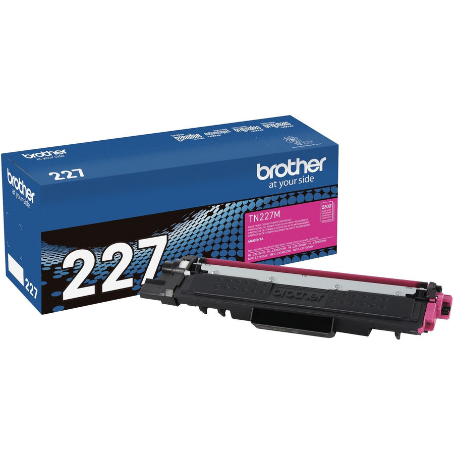 Brother TN-227M Original High Yield Laser Toner Cartridge - Magenta -, /BX 4BX/CT 42CT/PL — view 1