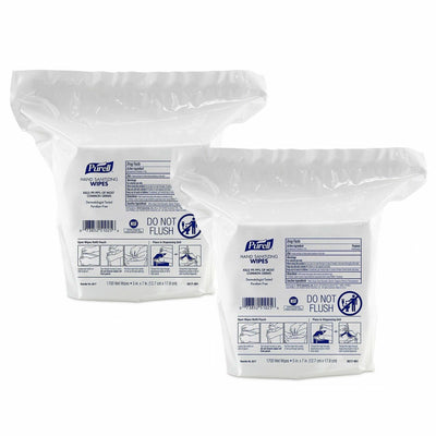 Gojo PURELL Hand Sanitizing Wipes Dispenser Refill, White, 2 / Carton, GOJ921702