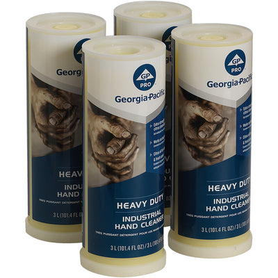 Georgia Pacific . Georgia-Pacific Heavy-Duty Gel Industrial Hand Cleaner Dispenser Refills, Clear, 4 / Carton, GPC44627