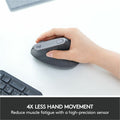 Logitech MX Vertical Advanced Ergonomic Mouse, Graphite, LOG910005447