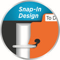 Avery Snap-In Plastic Bookmark Dividers, 5 Tabs, 1 Set, Multicolor (24908), 10", 2 Set, AVE24908