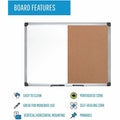 Bi-silque S.A MasterVision Maya Series Dry-Erase Combo Board, BVCXA2702170