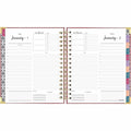 ACCO At-A-Glance Harmony Hardcover Daily Monthly Planner, Berry, Medium, 7" x 8 3/4", AAG6099-806-59
