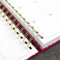ACCO At-A-Glance Harmony Hardcover Daily Monthly Planner, Berry, Medium, 7" x 8 3/4", AAG609980659