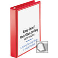 Business Source Red D-ring Binder, 8 1/2" Width x 11" Length, BSN26980