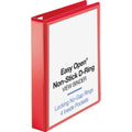 Business Source Red D-ring Binder, 8 1/2" Width x 11" Length, BSN26980