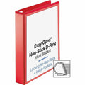 Business Source Red D-ring Binder, 8 1/2" Width x 11" Length, BSN26980