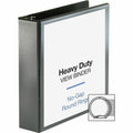 Business Source Heavy-duty View Binder, Black, 8 1/2" Width x 11" Length, BSN68020