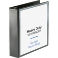 Business Source Heavy-duty View Binder, Black, 8 1/2" Width x 11" Length, BSN68020