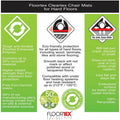 Floortex Ecotex Evolutionmat Hard Floor Rectangular Chairmat, Clear, FLRFCECO123648E