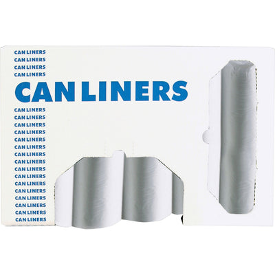 Novolex Heritage High Density Coreless Can Liner, Natural, 20 / Carton, HERZ6037LNR01