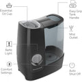 Honeywell HWM845 Warm Mist Humidifier, Black, HWLHWM845B