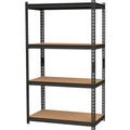 Lorell Iron Horse 2300 lb Capacity Riveted Shelving, Black, LLR59696