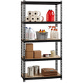 Lorell Iron Horse 2300 lb Capacity Riveted Shelving, Black, LLR59697