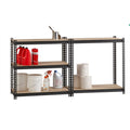 Lorell Iron Horse 2300 lb Capacity Riveted Shelving, Black, LLR59697