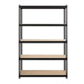Lorell Iron Horse 2300 lb Capacity Riveted Shelving, Black, LLR59698