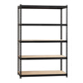 Lorell Iron Horse 2300 lb Capacity Riveted Shelving, Black, LLR59699