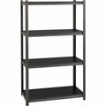 Lorell Iron Horse 3200 lb Capacity Riveted Shelving, Black, LLR59700