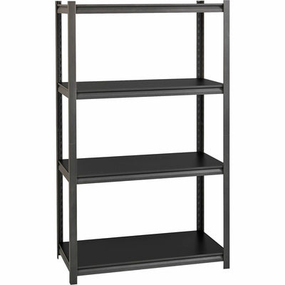 Lorell Iron Horse 3200 lb Capacity Riveted Shelving, Black, LLR59700