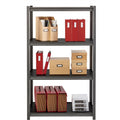 Lorell Iron Horse 3200 lb Capacity Riveted Shelving, Black, LLR59700
