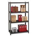 Lorell Iron Horse 3200 lb Capacity Riveted Shelving, Black, LLR59700