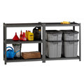 Lorell Iron Horse 3200 lb Capacity Riveted Shelving, Black, LLR59701