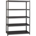 Lorell Iron Horse 3200 lb Capacity Riveted Shelving, Black, LLR59702