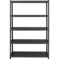 Lorell Iron Horse 3200 lb Capacity Riveted Shelving, Black, LLR59703
