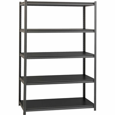 Lorell Iron Horse 3200 lb Capacity Riveted Shelving, Black, LLR59703
