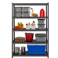 Lorell Iron Horse 3200 lb Capacity Riveted Shelving, Black, LLR59703