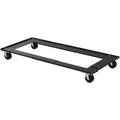 Lorell Commercial Cabinet Dolly, Black, LLR59708