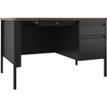 Lorell Fortress Series 48" Right-Pedestal Teachers Desk, LLR66939