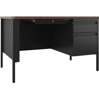 Lorell Fortress Series 48" Right-Pedestal Teachers Desk, LLR66939