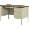 Lorell Fortress Series 45-1/2" Right Single-Pedestal Desk, LLR66947