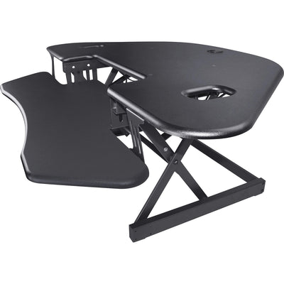 Lorell Corner Desk Riser, Black, LLR82014
