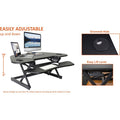 Lorell Corner Desk Riser, Black, LLR82014