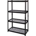 Lorell Wire Deck Shelving, Black, LLR99928
