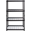 Lorell Wire Deck Shelving, Black, LLR99928