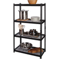 Lorell Wire Deck Shelving, Black, LLR99928