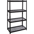 Lorell Wire Deck Shelving, Black, LLR99928