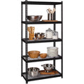 Lorell Wire Deck Shelving, Black, LLR99929