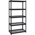 Lorell Wire Deck Shelving, Black, LLR99929