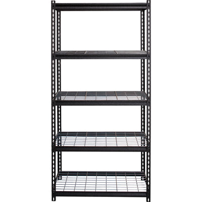 Lorell Wire Deck Shelving, Black, LLR99929