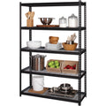 Lorell Wire Deck Shelving, Black, LLR99930