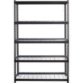 Lorell Wire Deck Shelving, Black, LLR99930