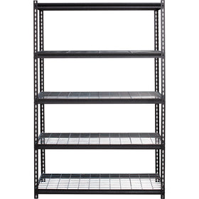 Lorell Wire Deck Shelving, Black, LLR99930