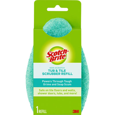 3M Scotch-Brite Bath Scrubber Refill, Blue, MMM560R