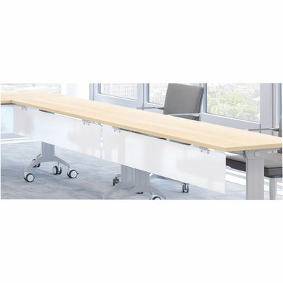 Special-T 47" Tabletop Acrylite Modesty Panel, Frosted White, SCTSPAP-1048