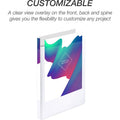 Samsill Economy View Binder, White, 8 1/2" Width x 11" Length, 12 / Carton, SAMI08517C